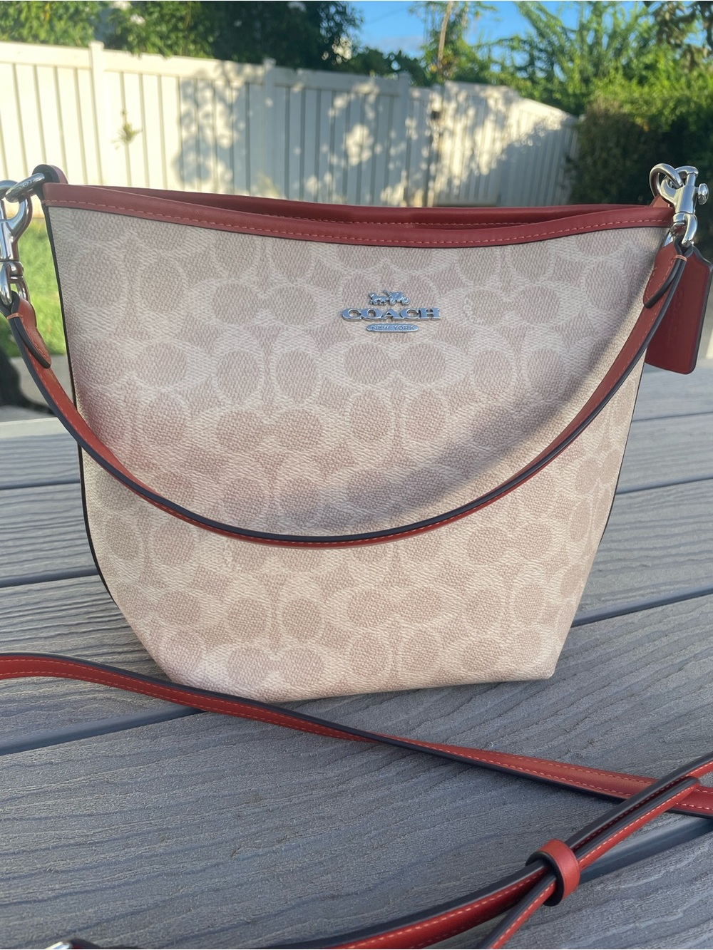 COACH City Bucket Bag in Signature Canvas